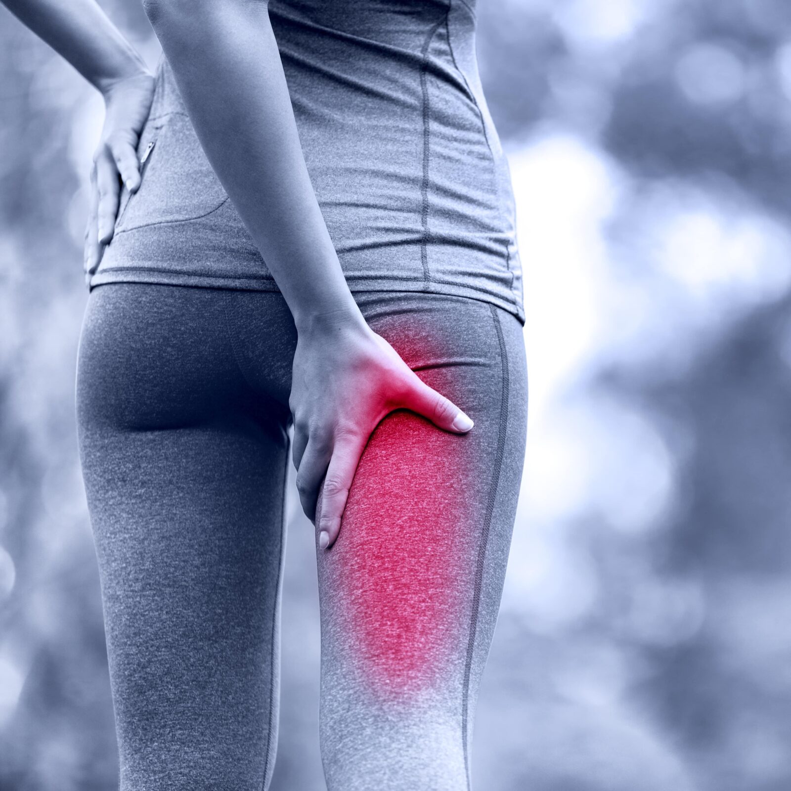 dolor en la parte posterior de la pierna