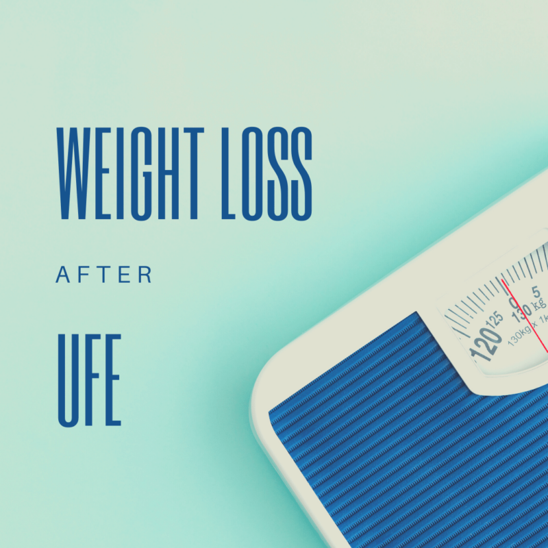 Weight loss after UFE